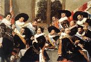 HALS, Frans Banquet of the Officers of the St Hadrian Civic Guard Company Germany oil painting artist